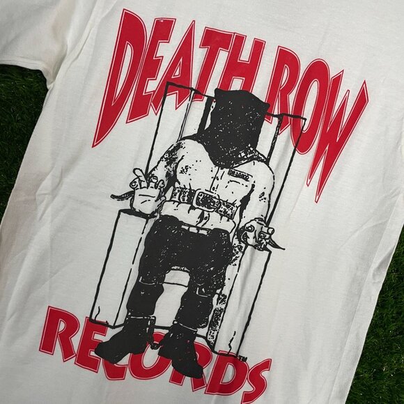 Death Row Records VTG Style Rap T-Shirt Size Small - Picture 5 of 5